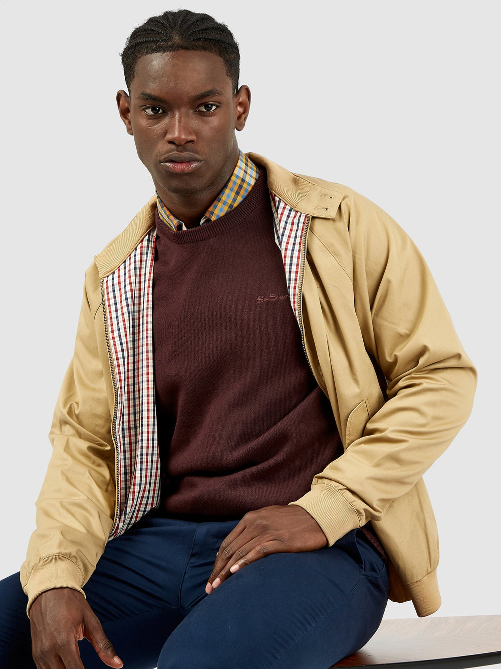 Vestes Ben Sherman Signature Harrington Marron | NPD-52706908